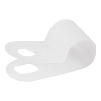 Кабельная скоба под винт  6 мм, белая, упако, REXANT (REXANT) 07-4406