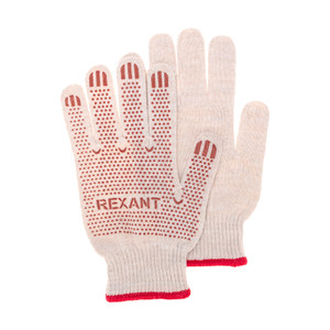 Перчатки х/б с покрытием ПВХ 5 нитей, REXANT (REXANT) 09-0202-1