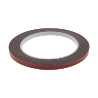 Двухсторонний скотч, серый, на HBA акриловой основе, 6 мм, ролик 5 м (REXANT) 09-6006