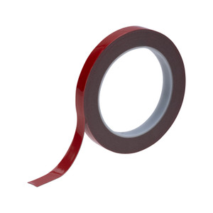 Двухсторонний скотч, серый, на HBA акриловой основе, 12 мм, ролик 5 м (REXANT) 09-6012