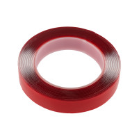 Двухсторонний скотч, прозрачный, на акриловой основе, 20 мм, ролик 5 м (REXANT) 09-6520