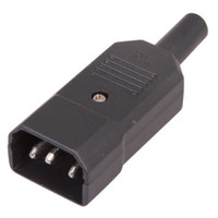 Штекер сетевой на шнур C14, (REXANT) 11-0003