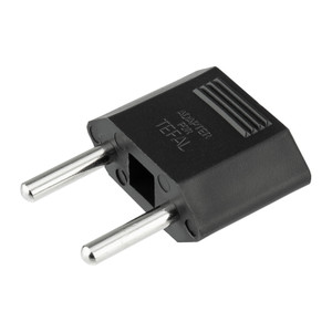 Адаптер сетевой переходник с Евро А/F на тонкую вилку С1 плоский Тефаль 6 А без заземления черный 1 уп – 1 шт (ProConnect) 11-1042-9