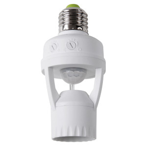 Датчик движения в патрон E27 ДДП01 360град 60Вт 3-2000Лк 6м 10-300сек (REXANT) 11-9203