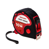 Рулетка измерительная прорезиненный корпус , 10 м х 25 мм (REXANT) 12-9007