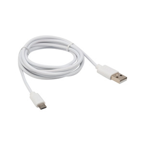Кабель USB-micro USB, PVC, 1.8 м., белый, (REXANT) 18-1164