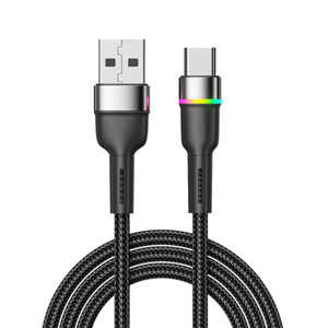 Кабель USB-A - Type-C, 3А, 18Вт, 1м, черный (REXANT) 18-7065