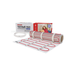 Теплый пол, нагревательный мат Classic RNX-15-2250, 15м2, 0,5х30м, 2250Вт, двухжильный, с экраном (REXANT) 51-0527-2