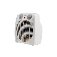 Тепловентилятор электрический настольный 2кВт со спиральным нагревательным элементом, белый (REXANT) 60-0033