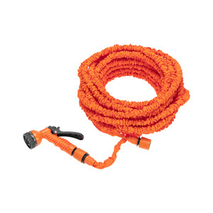 Набор поливочный, растягивающийся шланг 45 м, пистолет 7 режимов, соединитель Четыре сезона (ЧЕТЫРЕ СЕЗОНА) 62-0259