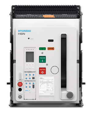 Воздушный выключатель серии HGN, арт. HGN10A3BM0C0S054JBAEL (1000А, 3P, 85кА, выкатной c горизонтальным расположением шин, реле GPR-LP) (HD Hyundai Electric) HGN10A3BM0C0S054JABAEAGAKAMAWAXB6BARU