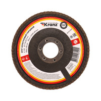 Круг лепестковый торцевой, P120, 115х22,2мм (Kranz) KR-90-0009
