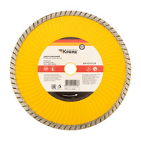 Диск алмазный отрезной Turbo волна 230x22.2x2.4x10 мм (Kranz) KR-90-0135