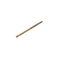 Сверло-фреза по металлу 3 мм, HSS, титан, цилиндрический хвостовик (Kranz) KR-91-0580