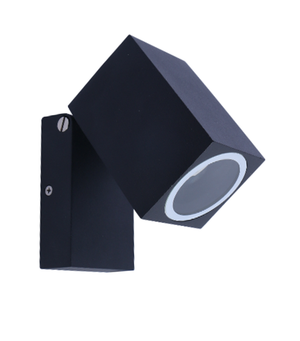 Подсветка декоративная WL37 BK MR16/GU10, черный, для интерьера, фасадов зданий лампа MR16 ( в комплект не входит) (ЭРА) Б0054408