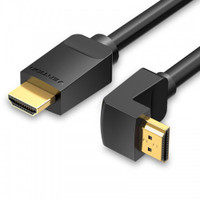 Кабель HDMI High speed v2.0 with Ethernet 19M на 19M, угол 270 гр., 2 м. (Vention) AAQBH