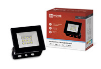 Прожектор светодиодный СДО-7 20 Вт 6500К IP65 черный IN HOME (IN-HOME) 4690612034614