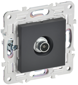 SKANDY Розетка TV оконечная SK-A12T титан IEK (IEK) SK-A10-O-K48
