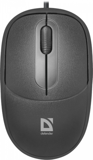 Мышь Datum MS-980 оптическая, 3 кнопки, 1000 dpi, черный (Defender) 52980