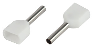 Наконечник-гильза с изолированным фланцем (упаковка 50 шт.) NO-225-96 (двойной) НШвИ(2) 0,5-8 (ЭРА) Б0063268