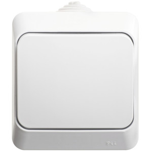 ЭТЮД Переключатель одноклавишный наружный IP44 белый схема 6 (Systeme Electric) BA10-046B