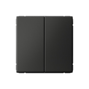 ARTGALLERY 2-клавишный ВЫКЛЮЧАТЕЛЬ, 10АХ, механизм, быстрозажимные клеммы, БАЗАЛЬТ (Systeme Electric) GAL001451S