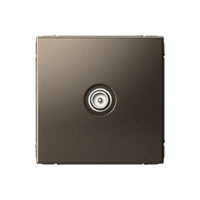 ARTGALLERY TV ТВ розетка оконечная 1DB, механизм, мокко (Systeme Electric) GAL000691