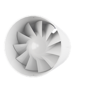 Вентилятор осевой канальный D100 (ZERNBERG) 00-022225