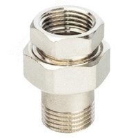 Сгон разъемный ВН 1/2' прямой (американка), никелированный (Aquadeel) BFN-014-102