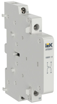 Контакт дополнительный для KMR 1НО 1НЗ (IEK) AR-AUX-SCR-11-240-415