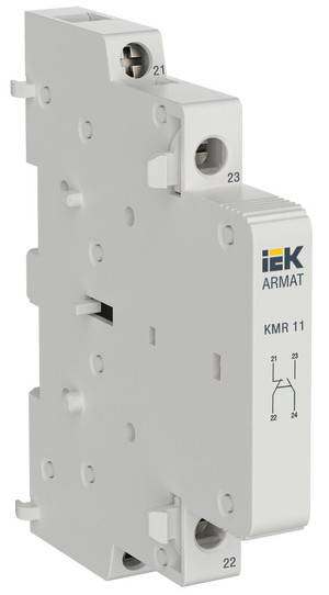 Контакт дополнительный для KMR 1НО 1НЗ (IEK) AR-AUX-SCR-11-240-415