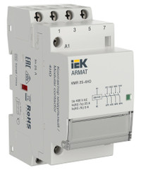 ARMAT Контактор модульный KMR 25А 230В AC 4НО IEK (IEK) AR-KMR10-025-40-230