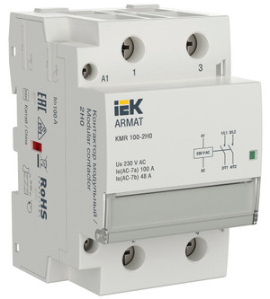 ARMAT Контактор модульный KMR 100А 230В AC 2НО IEK (IEK) AR-KMR10-100-20-230