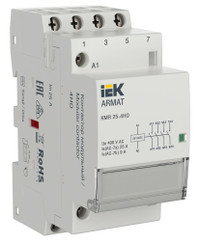 ARMAT Контактор модульный KMR 25А 24В AC/DC 4НО IEK (IEK) AR-KMR20-025-40-024