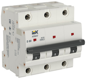 ARMAT Автоматический выключатель M10H 3P D 80A IEK (IEK) AR-M10H-3-D080
