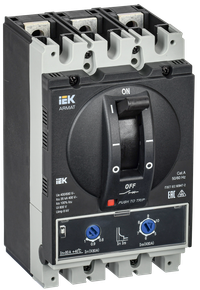 Автоматический выключатель в литом корпусе ARMAT 3P типоразмер A 35кА 80А расцепитель термомагнитный регулируемый (IEK) AR-MCCB-3A-035-0080A-ATUC