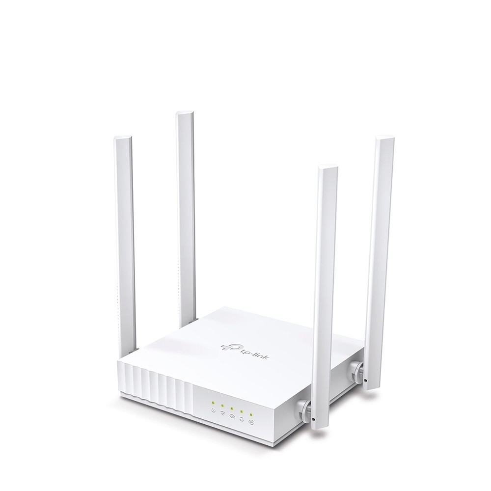 Роутер AC750 до 433 Мб/с 5 ГГц, до 300 Мб/с 2.4 ГГц, 1хWAN, 4хLAN (TP-Link) TL-Archer C24