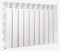 Радиатор алюминиевый секционный ARDENTE SUPER 500/100/6 боковое подключение 1122Вт (FONDITAL) 8015040521875