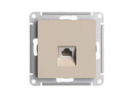 ATLASDESIGN РОЗЕТКА компьютерная RJ45, кат. 5Е, механизм, ПЕСОЧНЫЙ (Systeme Electric) ATN001283
