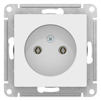 ATLASDESIGN РОЗЕТКА без заземления без шторок, 16А, механизм, ЛОТОС (Systeme Electric) ATN001341