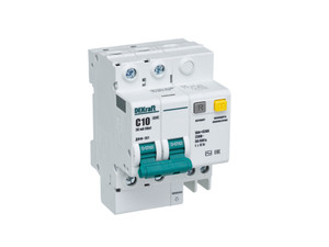 Выключатель автоматический дифференциальный (Автоматический выключатель дифференциального тока АВДТ) 2п 10А 30мА 4.5кА С ДИФ-101 (Dekraft) 15002DEK