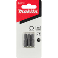Насадка бита HEX5.0, 25 мм, C-form, 3 шт. (Makita) B-23715