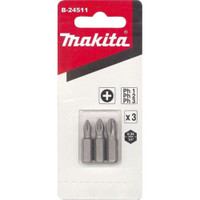 Насадка бита PH0/PH2/PH3, 25 мм, C-form, 3 шт. (Makita) B-24511