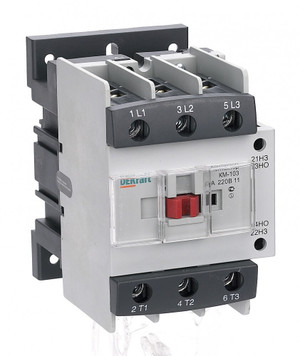 Контактор 80А 220В АС3 1НО+1НЗ КМ-103 (Dekraft) 22143DEK