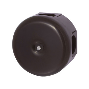 Распределительная коробка 78мм, пластик, цвет коричневый (4 кабельных ввода в комплекте) (Bironi) B1-521-22-K