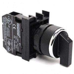 Переключатель 0-1 (1НО), с фиксацией, серия B (250В AC, 4А), IP50 (EMAS) B100S20