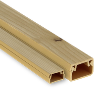 Канал кабельный под светлое дерево 60х40 (40м) PROxima (EKF) kk-60-40w