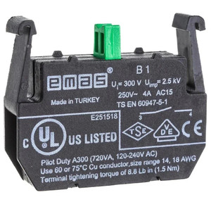 Блок-контакт Старт, 1НО, серия B, 250 В AC, А (EMAS) B1