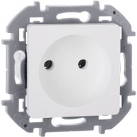 Розетка 1-местная без заземления без защитных шторок 16А белый INSPIRIA (IEK) 673710