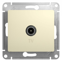 Коннектор GLOSSA TV антенна механизм бежевый (Systeme Electric) GSL000293